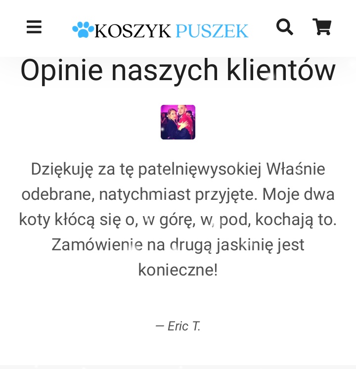 Fałszywa opinia o sklepie