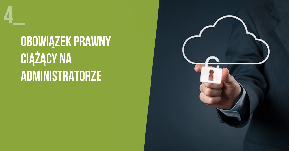 Obowiązek prawny ciążący na administratorze