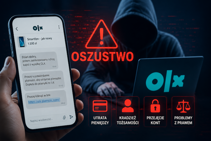 Oszustwo na OLX może cię drogo kosztować. Nie chodzi tylko o utratę pieniędzy