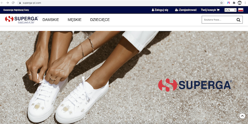 Podejrzany sklep Superga-pl.com