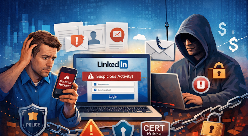 Przejęte konto na LinkedIn – co zrobić, żeby szybko odzyskać dostęp i zabezpieczyć profil?
