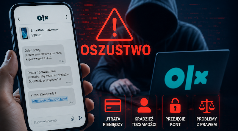 Oszustwo na OLX może cię drogo kosztować. Nie chodzi tylko o utratę pieniędzy